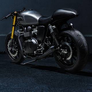 Black bike wallpaper