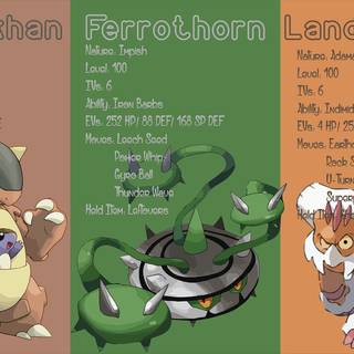 Ferrothorn HD wallpaper