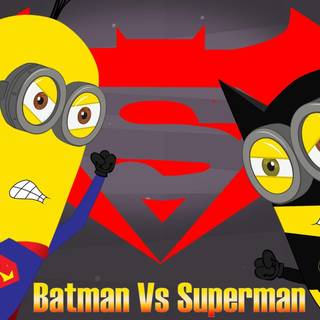 Minions superheroes wallpaper