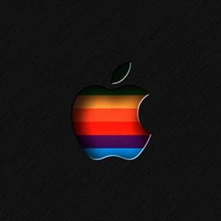 Apple logo rainbow wallpaper