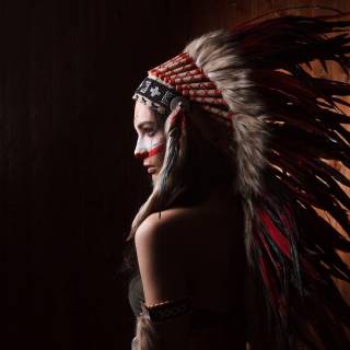 Red Indian wallpaper