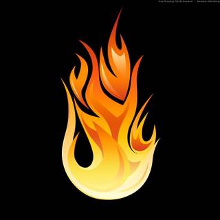 Fire black background