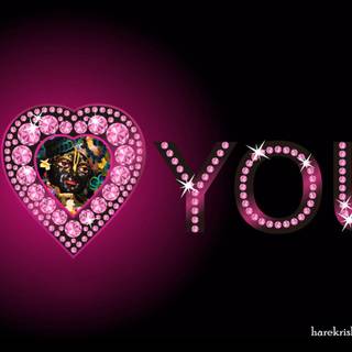 Krishna 3D name wallpaper