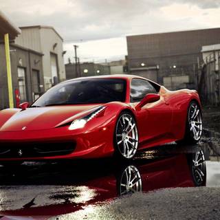 RED ferrARI WAllpaper HD