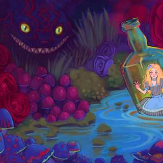 Alice in wonderland HD wallpaper 1366x768