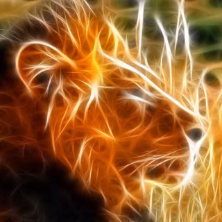 3D lion wallpaper