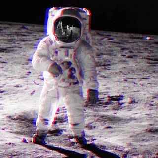 Anaglyph 3D wallpaper