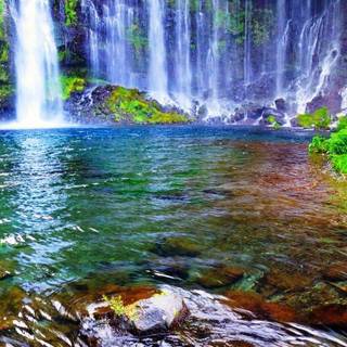 Free waterfall wallpaper for desktop