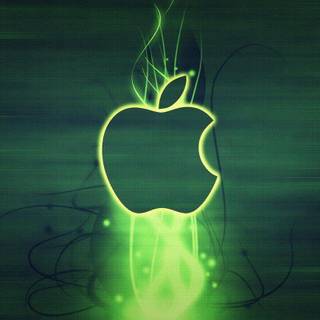 Cool apple logo background