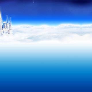 Disney princess castle background