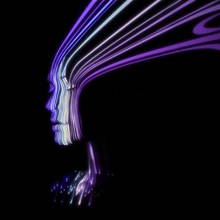 Wallpaper abstract black and purple