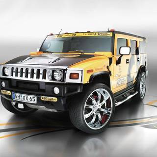 Silver hummer wallpaper