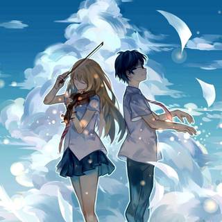 Romantice anime wallpaper