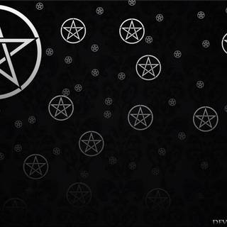 Pentagram runes wallpaper