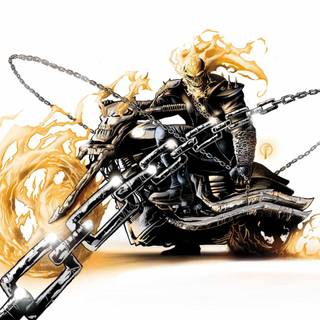 Ghost rider bike HD wallpaper for desktop