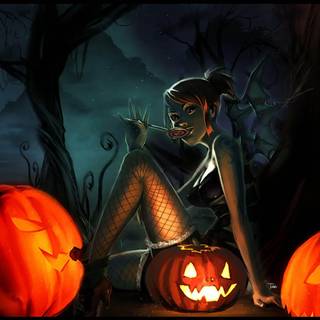 Halloween dresses wallpaper