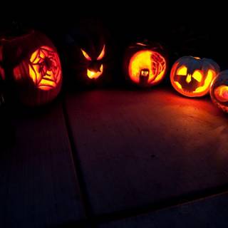 Halloween lights HD wallpaper