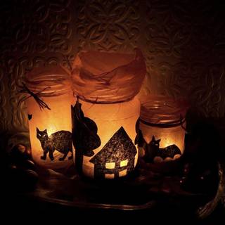 Halloween lights HD wallpaper