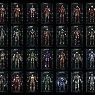 All Iron Man Suits wallpaper