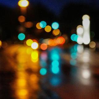 Street lights wallpaper