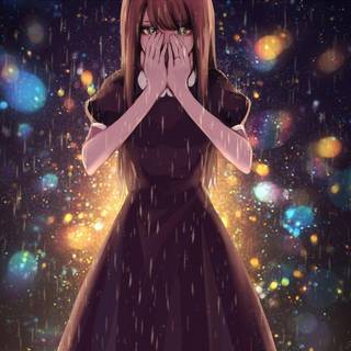 Crying anime wallpaper