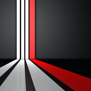 Black striped wallpaper