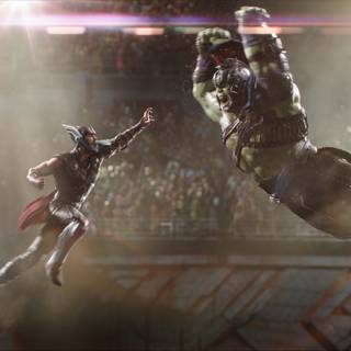 Thor vs Hulk wallpaper