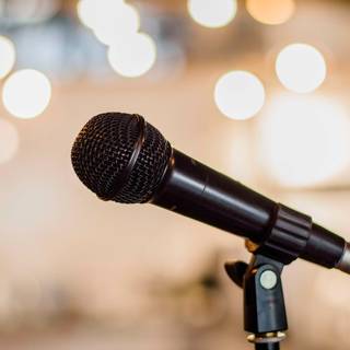 Microphone stands wallpaper