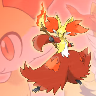 Delphox HD wallpaper
