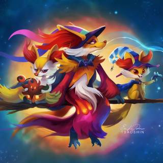 Braixen HD wallpaper