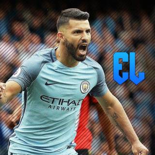 Sergio Agüero 2018 wallpaper