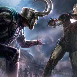 Thor and Loki wallpaper