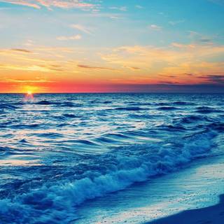 Beach night wallpaper