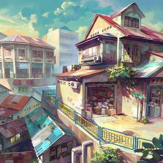 Japanese animation wallpaper