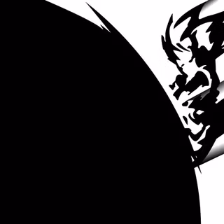 Goku black and white wallpaper