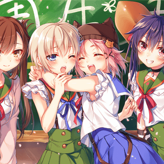 Anime school wallpaper