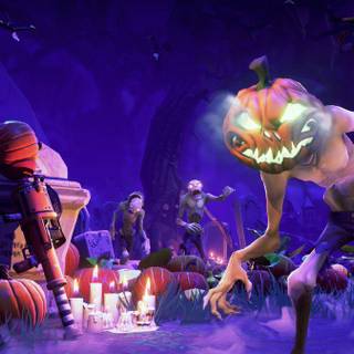 Fortnite Halloween wallpaper
