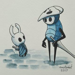 Hollow Knight Quirrel  wallpaper