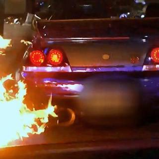 Shooting fire wallpaper