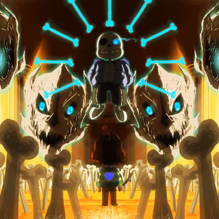 Underswap Sans wallpaper