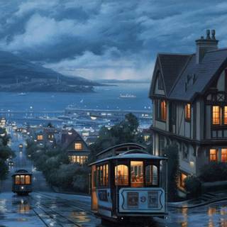 Rainy landscapes HD wallpaper