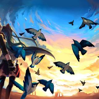 Kagamine Rin Melancholic wallpaper