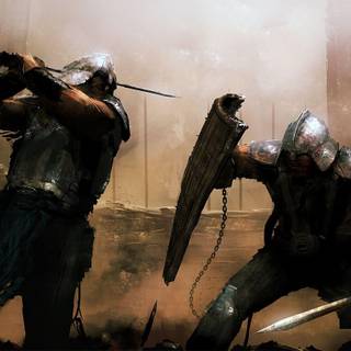 Gladiators wallpaper