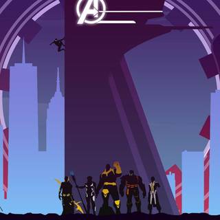 Avengers Tower iPhone wallpaper