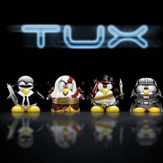Tux Linux wallpaper