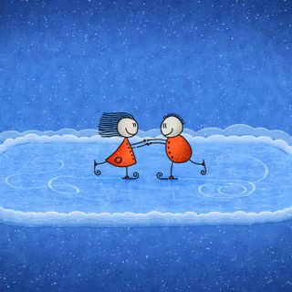 Ice skating wallpaper