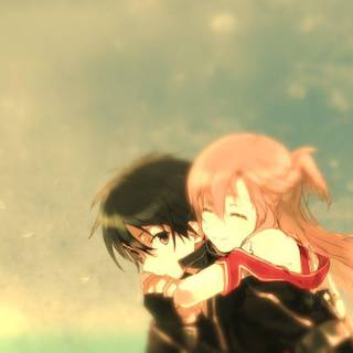 Kirito and Asuna wallpaper