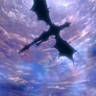 Purple dragons wallpaper