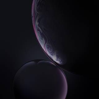 iPhone XR Bubbles wallpaper