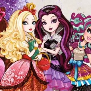 Maddie Hatter and Raven Queen wallpaper